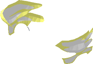 Minifig Hair Swept Back with Slight Widow's Peak and Short Sideburns with White Side Streaks Pattern