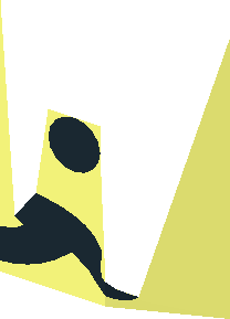 ~Minifig Head with Moustache Curly and Split, Long Wavy Eyebrows Pattern - Half