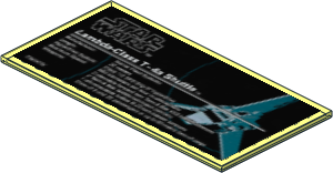 Tile  8 x 16 Type 2 with SW Lambda-Class T-4a Shuttle Specifications Sticker