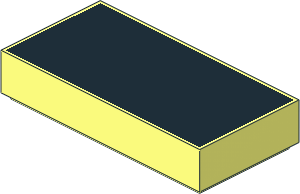 Tile  1 x  2 with Black Rectangle Pattern