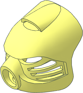 Constraction Mask Hau Elongated with Axle