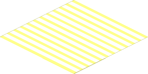 =Sticker  3.5 x  3.5 with White/Clear Stripes