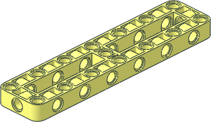 Technic Beam 13 x  3 with Two Open Areas  5 x  1