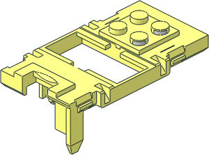 ~Electric 9V Battery Box  4 x 14 x  4 - Buttons and Lock Area - without Buttons