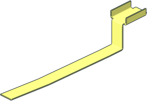 ~Electric 9V Battery Box  4 x 14 x  4 - Buttons - Contact, Button Released Position