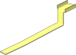 ~Electric 9V Battery Box  4 x 14 x  4 - Buttons - Contact, Button Pressed Position