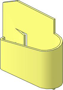 ~Electric 9V Battery Box  4 x 14 x  4 Bottom - Contact Short