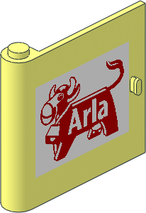 Door  1 x  5 x  4 Left with Arla Dairy Logo Sticker