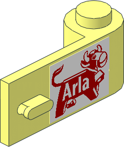 Door  1 x  3 x  1 Right with Arla Dairy Logo Sticker