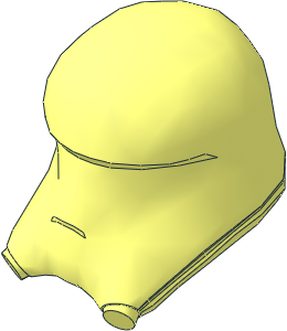 Minifig Helmet SW Flametrooper Episode  7 and Walker Driver Episode 8