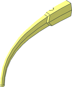 ~Constraction Tail  8 x  6 Curved 1/2