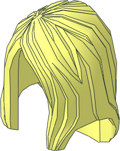 Minifig Hair Female Long Straight