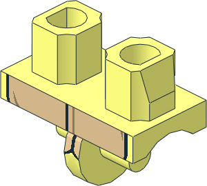 Minifig Hips with Turtle Shell Pattern