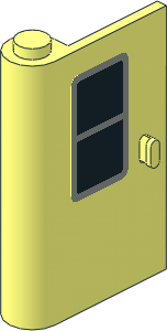 Door  1 x  3 x  4 Left with Black Window Sticker