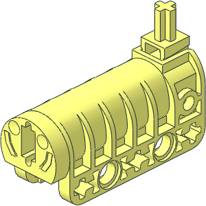 Technic Competition Cannon with Flat Bottom with Short Trigger (Unloaded)