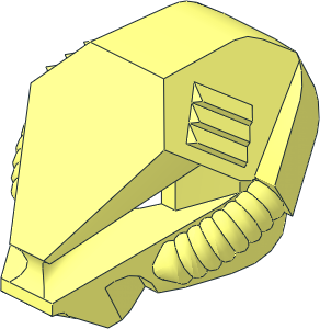 Minifig Helmet with Hexagonal Top and Hoses