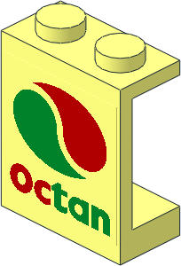Panel  1 x  2 x  2 with Octan Logo Sticker