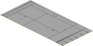 Sticker  3.7 x  7.7 with Panels and Lines Right