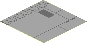 Sticker  3.7 x  3.7 with Panels and Lines Right