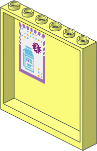 Panel  1 x  6 x  5 with Milk Carton and Price Sticker