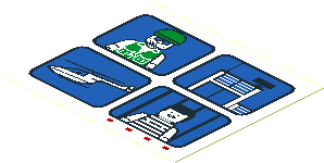 Sticker  2.8 x  3.3 with Police Command Centre Monitors