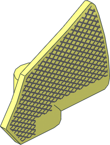 Technic Panel Fairing Smooth #8 (Thin Very Short) with Carbon Fiber Pattern