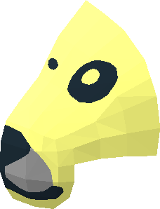 ~Animal Seal Baby with Black Eyes and Mouth with Light Bluish Grey Nozzle - Half