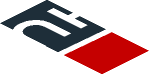 ~Sticker  0.8 x  1.9 with White Logos on Black and Red Background Right - Second Face