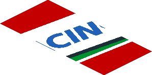 ~Sticker  0.8 x  1.9 with Blue SMP Racing Logo in White Stripe on Red Background Right - Second Face