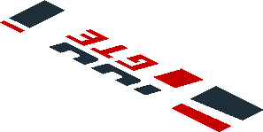 ~Sticker  1.9 x  1.8 with 488 GTE Logo and Ferrari Badge on Black and Red Background Left - Second Face