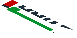 ~Sticker  1.9 x  1.8 with 488 GTE Logo and Ferrari Badge on Black and Red Background Left - Fourth Face