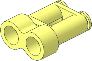 Minifig Binoculars with Round Eyepiece