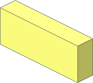 ~Electric Sound Brick  4 x  4 x  1.667 Loudspeaker