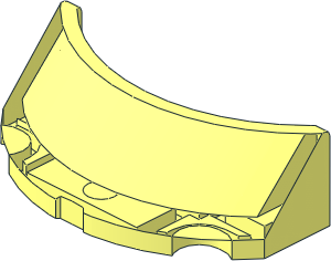 ~Windscreen  2 x  4 x  1 Curved - Without Patternable Area