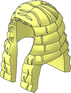 Minifig Hair Long with Curls