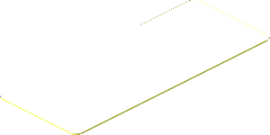 Sticker  1.8 x  0.7 with White Surface