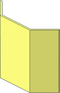 Glass for Window Bay  3 x  8 x  6