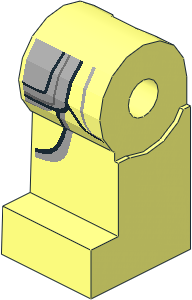Minifig Leg Right with SW Snowtrooper Armour Pattern