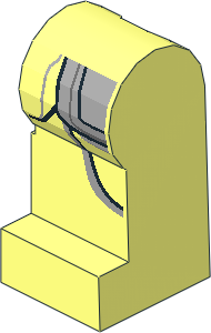 Minifig Leg Left with SW Snowtrooper Armour Pattern
