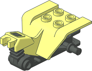 Bike  3 Wheel Motorcycle Body with Dark Grey Motor (Complete)