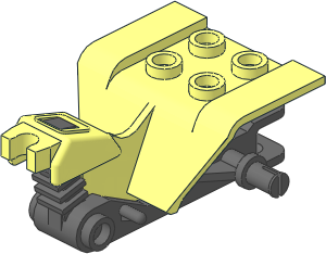 Bike  3 Wheel Motorcycle Body with Dark Stone Motor (Complete)