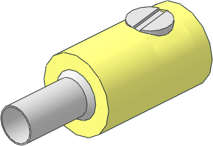 Electric Plug (Type 1) Single with Hollow Pin (Complete)