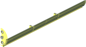 ~Electric 4.5V 3 C-Cell Battery Box Bottom Half