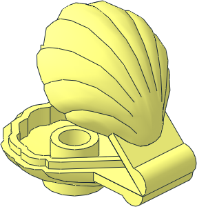 Animal Clam (Open 45 Degrees)