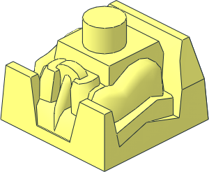 Minifig Brick  2 x  2 with Steering Wheel