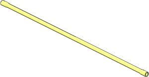Technic Pneumatic Tube 25L with End Bulges