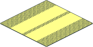 Baseplate 32 x 32 Road 8-Stud Dual