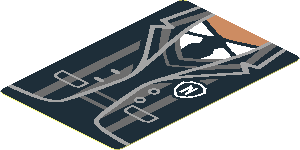 Sticker  2.8 x  1.8 with Nevermore Academy Uniform Vest