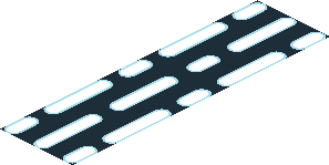 ~Sticker  5.6 x  5.6 with White Lights Triple Column without Borders