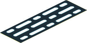 Sticker  5.6 x  1.7 with Wall Lights Triple Column